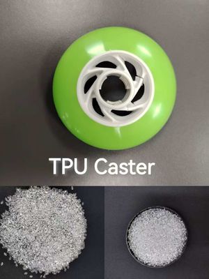 TPU 원자재는 복원력이 좋고, 내마모성이 뛰어나며, 인성이 우수하여 솔&캐스터&의료 기기&포장&전자 제품에 널리 사용됩니다.
